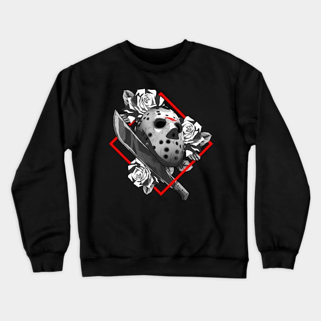 Not Another Friday Part II (Black White Red) Crewneck Sweatshirt by manoystee